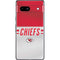 NFL Kansas City Chiefs White Striped Google Pixel 7a Skin